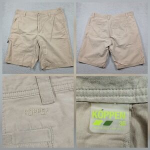 Köppen Chino Shorts Mens 36 Khaki Tan Casual Outdoor Hiking